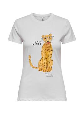 T-Shirt Only Baria Leo für Damen