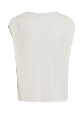 T-Shirt Vila Vialexis weiß für Damen.