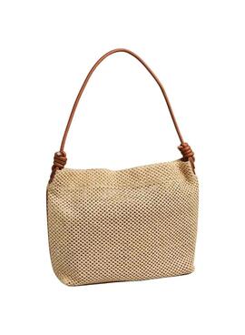 Tasche Pieces Fikka aus Raffia für Damen