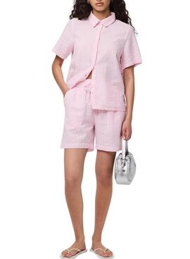 Bluse Pieces Sally in Rosa für Damen