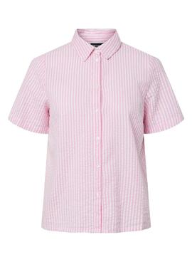 Bluse Pieces Sally in Rosa für Damen
