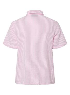 Bluse Pieces Sally in Rosa für Damen