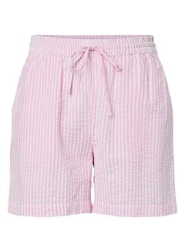 Bermudas Pieces Sally in Rosa für Frauen.