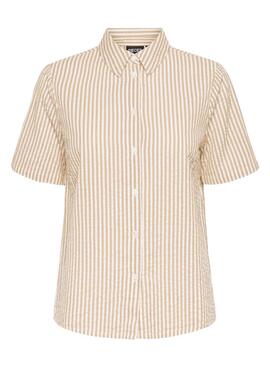 Bluse Pieces Sally in Toast für Damen