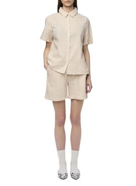 Bermudas Pieces Sally in Toasted für Damen