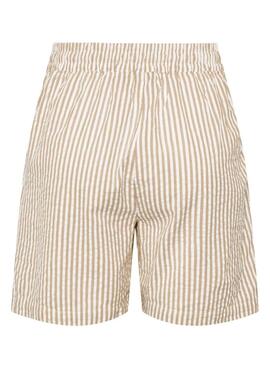 Bermudas Pieces Sally in Toasted für Damen