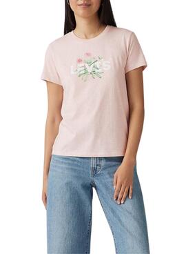 T-shirt Levis The Perfect Tee rosa für Damen