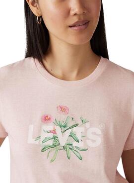 T-shirt Levis The Perfect Tee rosa für Damen