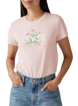 T-shirt Levis The Perfect Tee rosa für Damen
