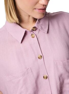 Bluse Pieces Pia in Rosa für Damen