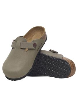 Birkenstock-Clogs in Taupe für Jungen und Mädchen