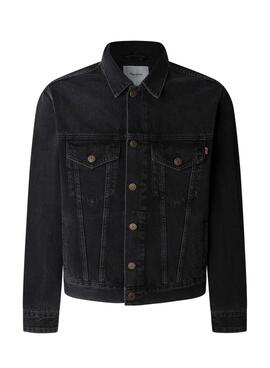 Jeansjacke Pepe Jeans Regular Schwarz für Herren