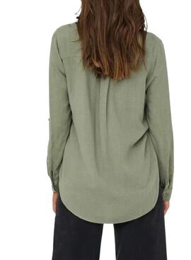 Bluse Only Yasmin in grün für Damen