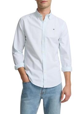 Hemd Silbon Oxford gestreifte grün für Herren