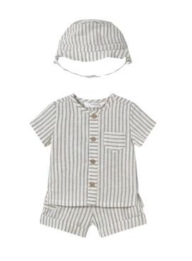 Set Mayoral Hemd und kurze Streifen für Babys
