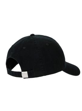 Mütze New Balance Basic Logo schwarz für Damen und Herren.