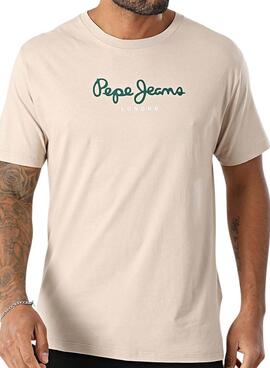 T-Shirt Pepe Jeans Eggo Marineblau für Herren