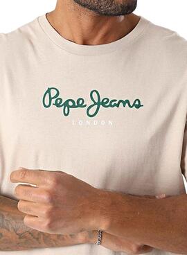 T-Shirt Pepe Jeans Eggo Marineblau für Herren