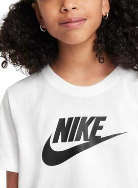 T-Shirt Nike Sportswear in Weiß für Mädchen