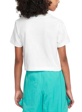 T-Shirt Nike Sportswear in Weiß für Mädchen