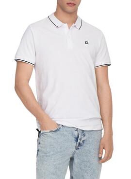 Polo Only and Sons Fletcher weiß für Männer