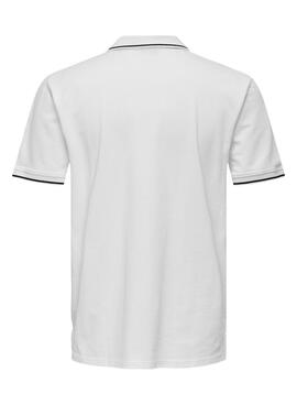Polo Only and Sons Fletcher weiß für Männer