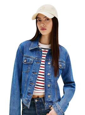 Mütze Tommy Jeans The Heritage beige für Damen