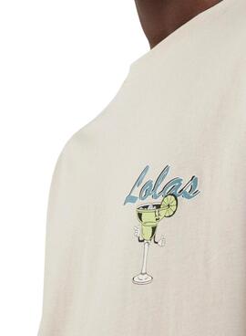 T-shirt Only and Sons Keane beige für Herren