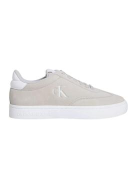 Turnschuhe Calvin Klein Jeans Classic Cupsole beige für Damen