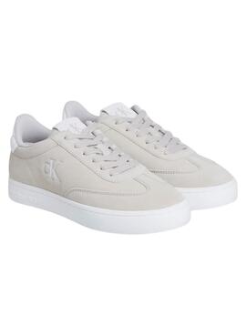 Turnschuhe Calvin Klein Jeans Classic Cupsole beige für Damen