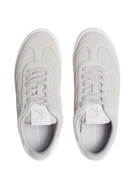 Turnschuhe Calvin Klein Jeans Classic Cupsole beige für Damen