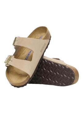 Sandalen Birkenstock Arizona Soft beige für Damen