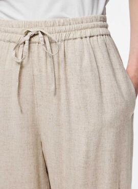 Hose Pieces Pia Wide beige für Damen