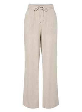 Hose Pieces Pia Wide beige für Damen