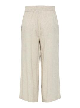 Hose Pieces Pia beige für Damen.