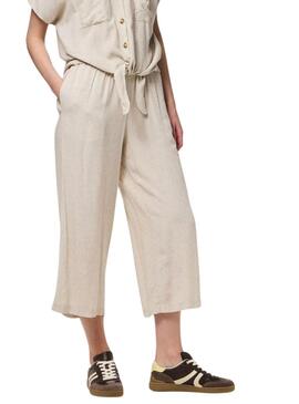 Hose Pieces Pia beige für Damen.