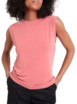 T-Shirt Naf Naf Tomette Koralle für Damen