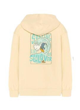 Sweatshirt Der Octopus Sealovers Surfen gelb für Herren