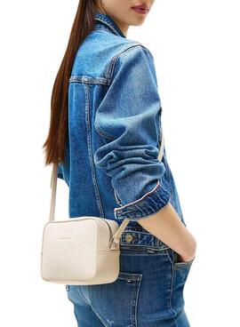 Handtasche Tommy Jeans Must Camera beige für Damen