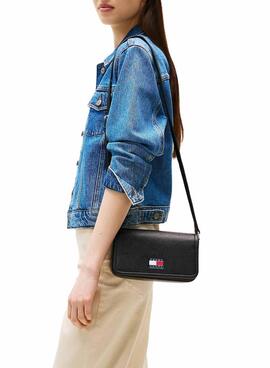 Handtasche Tommy Jeans Must Flap Schwarz für Damen