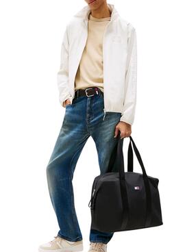 Handtasche Tommy Jeans Urban Duffle Sport Schwarz für Damen und Herren