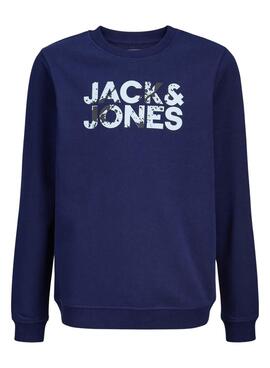 Kapuzenpullover Jack and Jones Styd blau für Jungen