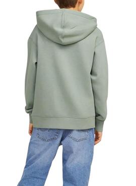 Sweatshirt Jack and Jones Star Grün für Kinder