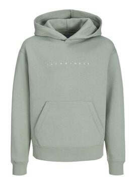 Sweatshirt Jack and Jones Star Grün für Kinder