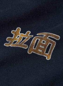 Sweatshirt Name It Kian in Marineblau für Jungen.