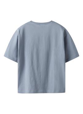 T-shirt Name It Leroy blau für Jungen