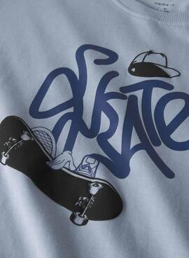 T-shirt Name It Leroy blau für Jungen