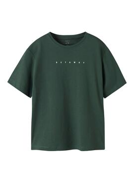 T-shirt Name It Kingston grün für Jungen