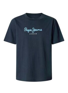T-shirt Pepe Jeans Eggo blau für Herren