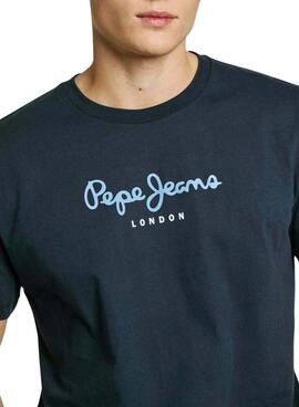 T-shirt Pepe Jeans Eggo blau für Herren